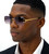 rimless sunglasses, men's sunglasses, rectangle sunglasses, gold sunglasses, fashion sunglasses, designer sunglasses, stylish sunglasses, mens eyewear, sun glasses, gold accent sunglasses, modern sunglasses, casual sunglasses, driving sunglasses