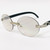 Men's Sunglasses Designer Hip Hop Quavo Migos  Rimless Oval Frame Clear Lens