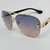 Men Sunglasses Designer Square Oversized Pilot Retro Shades Gold Frame Fashion