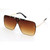 Men Women Designer Sunglasses  Shades Fashion Oversize Large  Flat Lens  Style