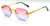 Men's Women's Sunglasses Gold Frame Rimless Hip Hop Style  Flat Lens Migos Quevo Shades