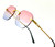 Men's Women's Sunglasses Gold Frame Rimless Hip Hop Style  Flat Lens Migos Quevo Shades