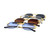 Men's Women's Sunglasses Gold Frame Rimless Hip Hop Style  Flat Lens Migos Quevo Shades