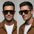 Men Cycling cyclist Sunglasses Sports Biker Oversize Single Lens Mirrored Shades