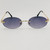 Men's Sunglasses Gold Frame Rimless Hip Hop Style  Oval  Small Quevo