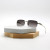 Men's Sunglasses Clear Lens  Hip Hop Quavo Migos Rimless Square Frame