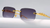 Men's Sunglasses Clear Lens  Hip Hop Quavo Migos Rimless Square Frame
