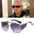 Men Designer Aviator Style Square Sunglasses Elegant Metal Frame