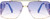 Men Designer Aviator Style Square Sunglasses Elegant Metal Frame