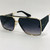 Men Designer Aviator Style Square Sunglasses Elegant Metal Frame