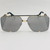 Men Designer Aviator Style Square Sunglasses Elegant Metal Frame