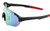 Men Women Sports  Cycling Blue Lens Sunglasses Oversize Single Lens Mirrored Shades