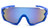 Sport Sunglasses Fire Red Lens Oversized Wrap Around Shades Outdoor