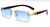 Rimless Square Sunglasses Classic Fashion Hip Hop Rap Migos Style