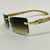 Rimless Square Sunglasses Classic Fashion Hip Hop Rap Migos Style