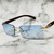 Rimless Square Sunglasses Classic Fashion Hip Hop Rap Migos Style