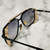 Men Designer Sunglasses Shades Gold Metal Frame Square Style Mach