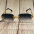 Rimless Square Sunglasses Men Fashion Hip Hop Dark Black Lens