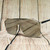 Flat Lens Metal Gold Single Lens Sunglasses Eye Glasses Fashion