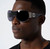 Men Designer Black Lens Sunglasses Hip Hop Shades Aviator Gold Frame Classic Square Style Grandmaster Celebrity Model Gafas Lentes Para Mujer
