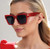 Women Fashion Design Sunglasses Square Hip Hop Rapper Elegant