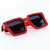 For Men Women Oversize Sunglasses Thick Frame Square J Balvin Royale Shades Fancy Square