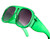 Men Women Sunglasses Square Large Thick Frame New Style Oversized