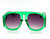 Men Women Sunglasses Square Large Thick Frame New Style Oversized