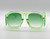 Men Women Sunglasses Square Large Thick Frame New Style Oversized