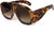 Men Women Sunglasses Square Large Thick Frame New Style Oversized
