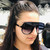 Men Women Sunglasses Square Large Frame New Style Flat Lens
