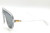 Men Women Sunglasses Square Large Frame New Style Flat Lens