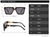 Men Sunglasses Hip Hop Shades Flat Top Style Square Rapper