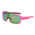 shield sunglasses, sport sunglasses, cycling sunglasses, running sunglasses, UV protection, neon green, mirrored lens, wraparound sunglasses, outdoor eyewear, active sunglasses, frameless sunglasses, sports eyewear, eye protection, fashion sunglasses