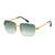 rimless sunglasses, rectangle sunglasses, blue lens sunglasses, gold frame sunglasses, fashion sunglasses, mens sunglasses, men sunglasses, designer sunglasses, gradient lens, eyewear, sun protection, stylish sunglasses, summer accessories