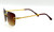 rimless sunglasses, rectangle sunglasses, blue lens sunglasses, gold frame sunglasses, fashion sunglasses, mens sunglasses, men sunglasses, designer sunglasses, gradient lens, eyewear, sun protection, stylish sunglasses, summer accessories