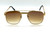 Designer Men Women Fashion Sunglasses Square Gold Shades