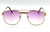 Designer Men Women Fashion Sunglasses Square Gold Shades