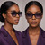 Women Square Oversized Sunglasses  Fashion Luxury Cat Eye