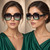 Women Oversized Sunglasses Flat Lens