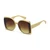 Women Oversized Sunglasses Flat Lens