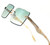 Fashion Sunglasses Square Shades Hip Hop Diamond Rapper Rimless Diamond Cut Shades