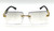 Fashion Sunglasses Square Shades Hip Hop Diamond Rapper Rimless Diamond Cut Shades