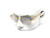 Flat Mirror Lens Rimless Hip Hop Elegant Sunglasses  Gold