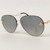 Women Men Sunglasses Fashion Moth bug Bee Style Round Aviator gold Frame Classic Shades