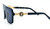 Men Designer Black Lens Sunglasses Hip Hop Shades Aviator Gold Frame Classic Square Style Celebrity Model Gafas Lentes Para Mujer