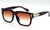 Men's Women's Sophisticated Gold Black Lens Square Designer Eye Glasses Gafas Lentes