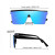Fashion Oversize Flat Mirror Lens Square Large Men's Women's Miami Sunglasses Gafas Lentes De Moda Para Hombres Mujeres