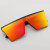 Fashion Oversize Flat Mirror Lens Square Large Men's Women's Miami Sunglasses Gafas Lentes De Moda Para Hombres Mujeres