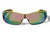 Sporty, Cyberpunk, Moto, Racing, Shield Sunglasses, Iridescent, Futuristic, Y2K, Activewear, Streetwear, Wrap Around, Lion Logo, Gorpcore, Rave, Festival